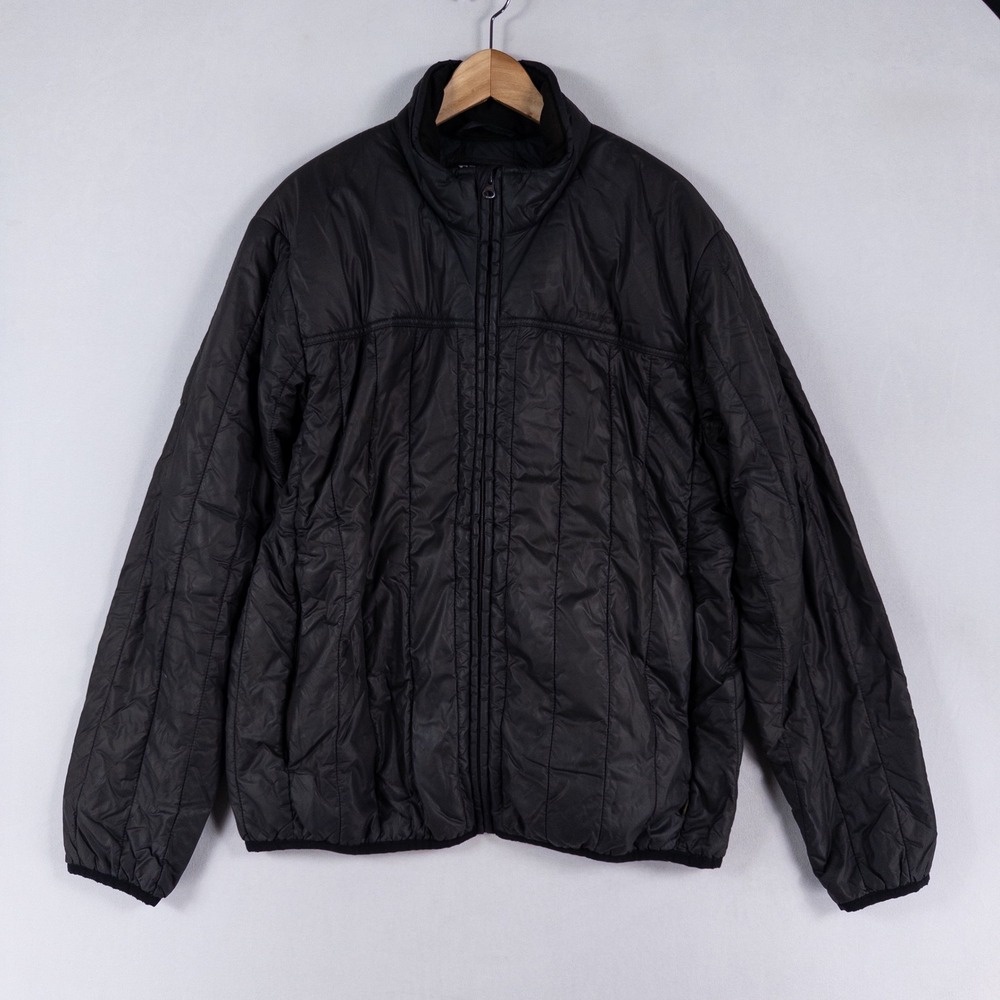 Filson Ultralight Jacket Mens XL Raven Black Quilted Insulated Full Zip